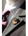 Buenos Aires - Lapel Pin Embroidered brooch haute-couture for Stylish Men